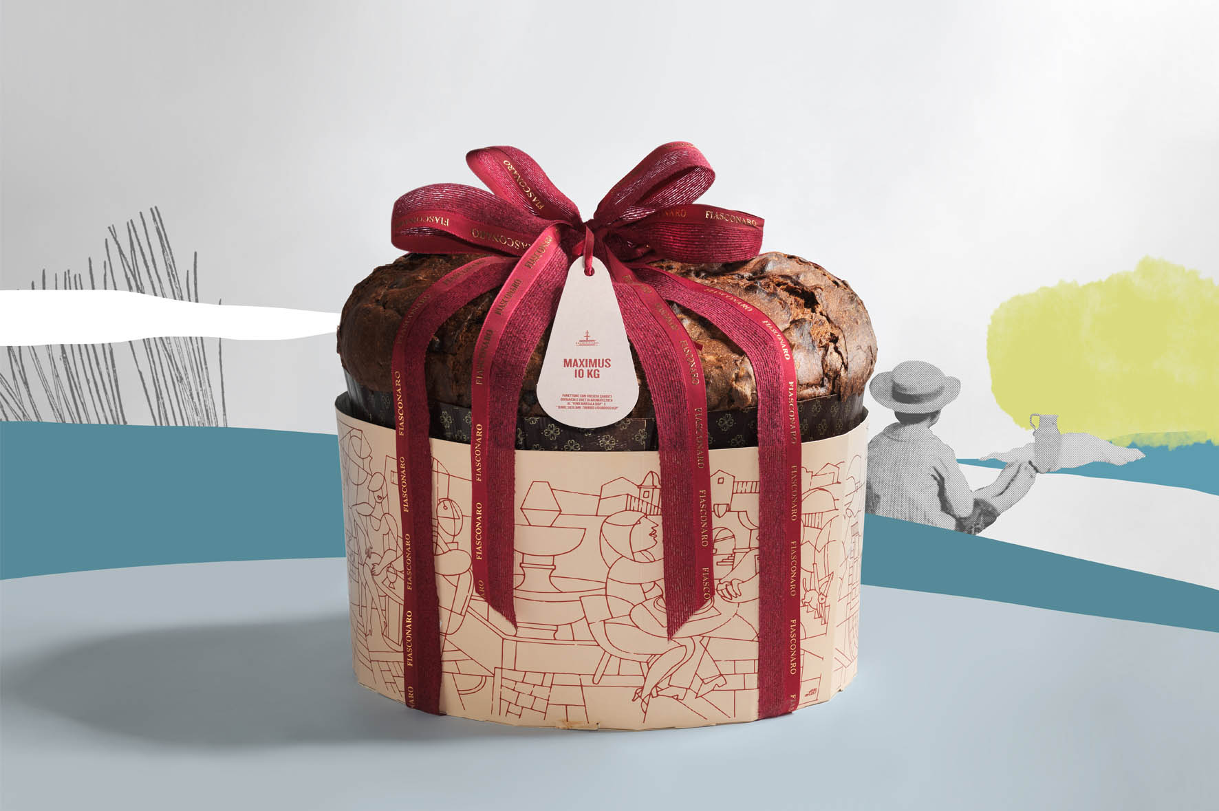 Panettone Maximus 10 kg - Fiasconaro | Pasticcieri Siciliani