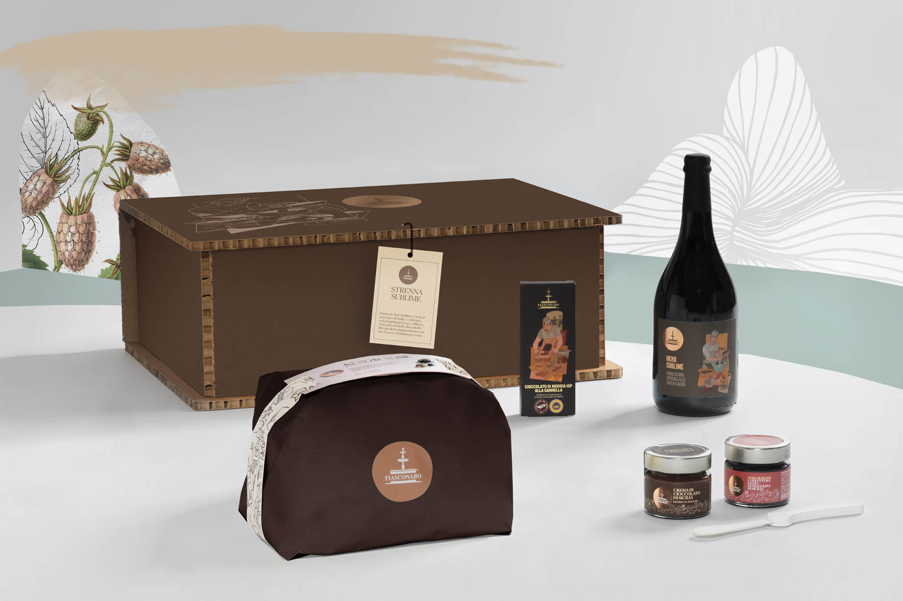 Strenna Nero Sublime | Fiasconaro | Pasticcieri Siciliani