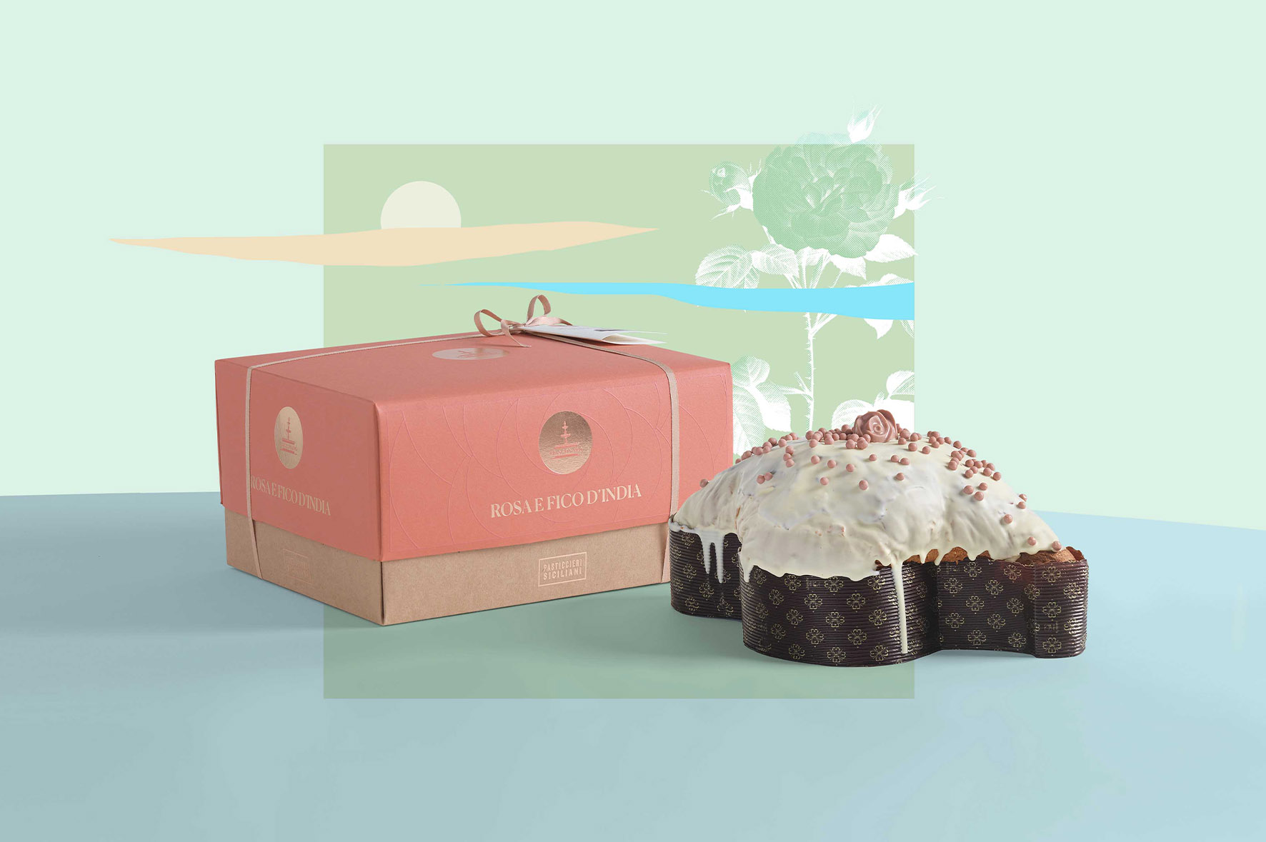 Colomba Rosa e Fico d’india - Fiasconaro | Pasticcieri Siciliani