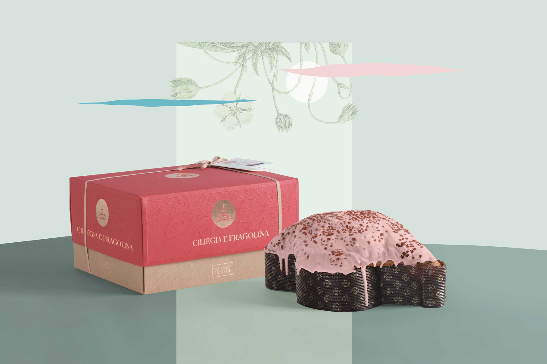 Colomba Ciliegia e Fragoline - Fiasconaro | Pasticcieri Siciliani